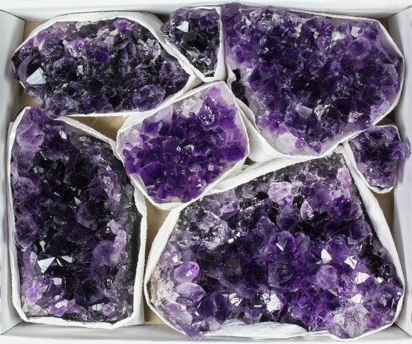 Lot: Uruguay Amethyst Clusters (Grade A) - Pieces #79427